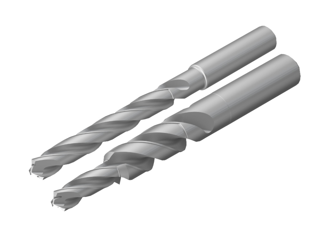 6倍徑5mm鋁合金內(nèi)冷三刃階梯倒角鉆頭4